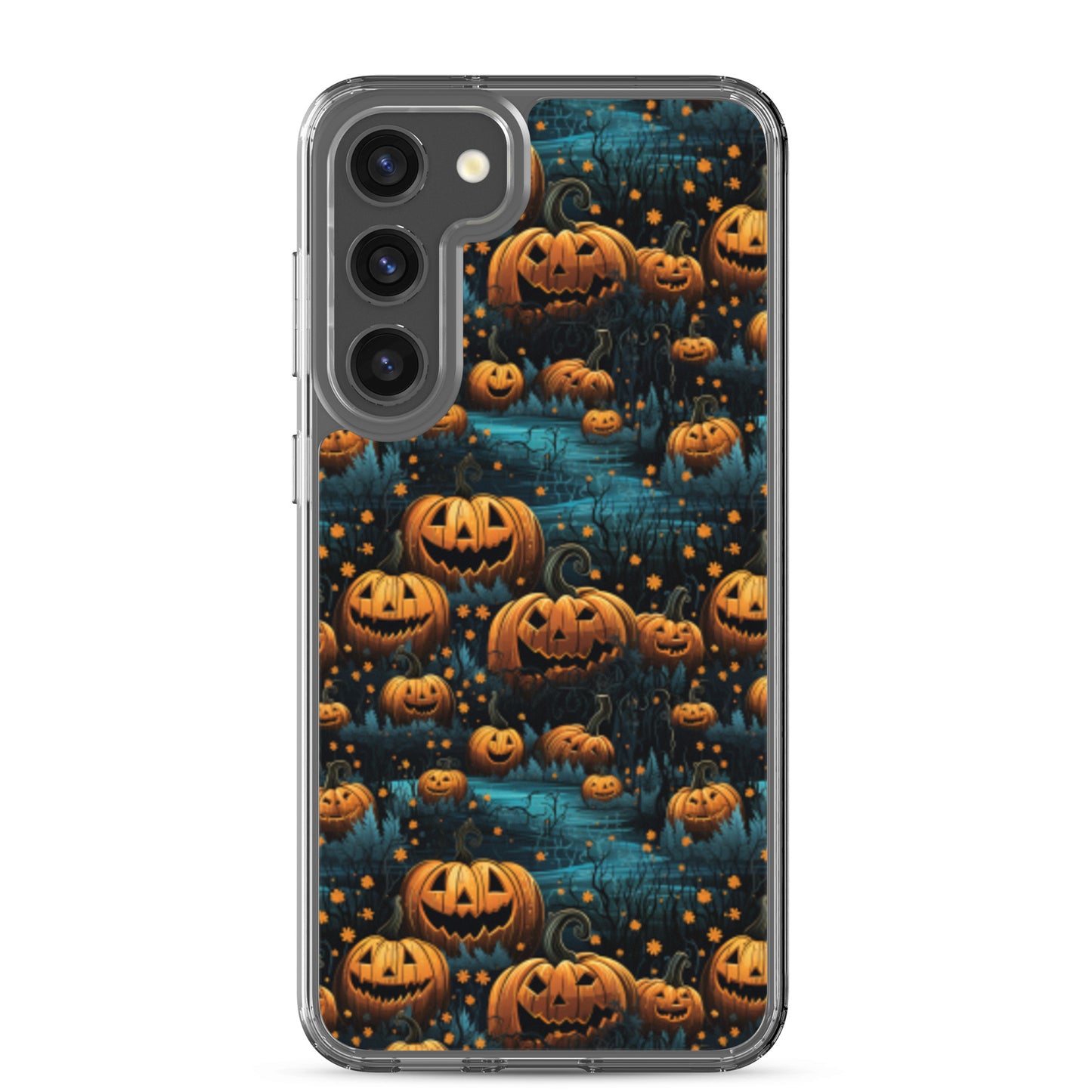 Clear Case for Samsung® Halloween Pumpkin Patch