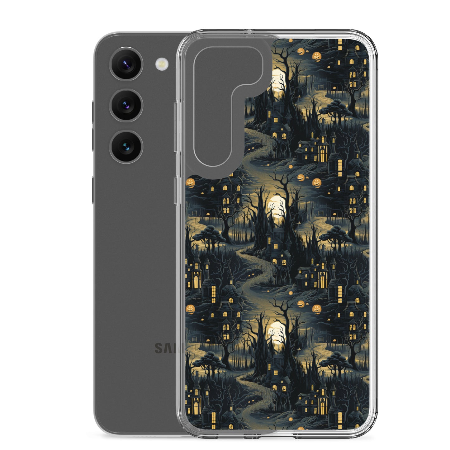 Clear Case for Samsung® Halloween Haunted House