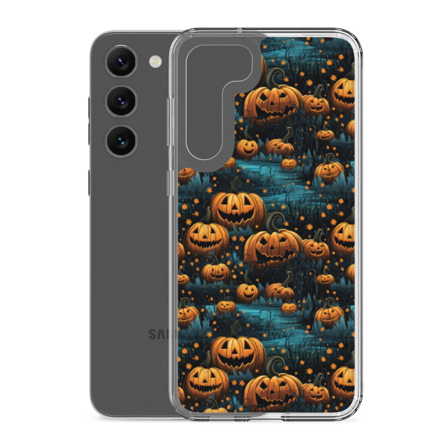Clear Case for Samsung® Halloween Pumpkin Patch