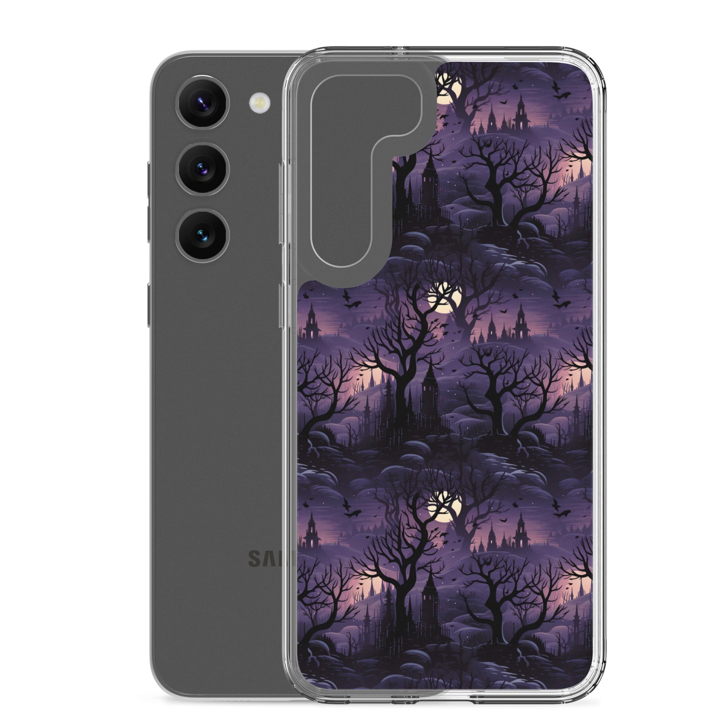 Clear Case for Samsung® Halloween Spooky Forest