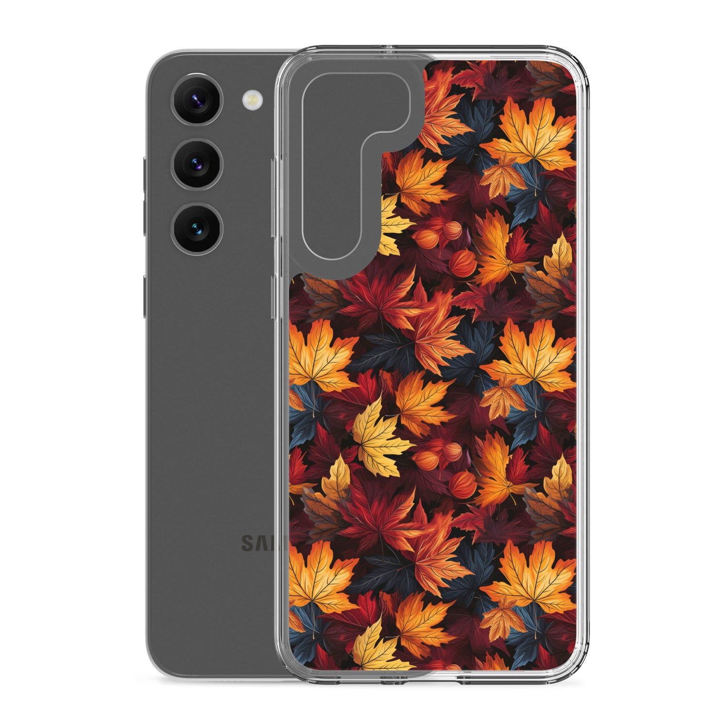 Clear Case for Samsung® Autumn Leaves Scatter