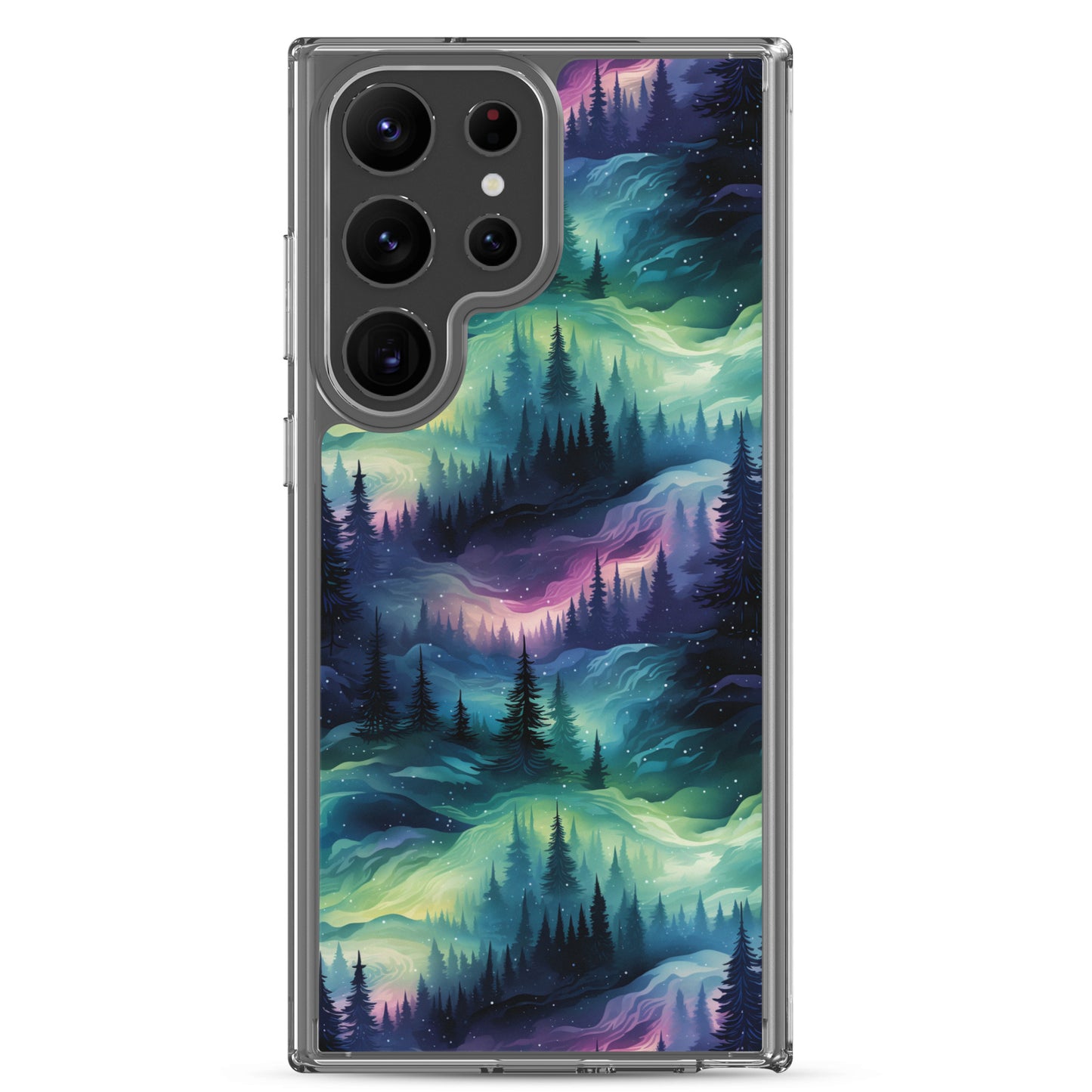 Clear Case for Samsung® Winter Fashion Northern Lights