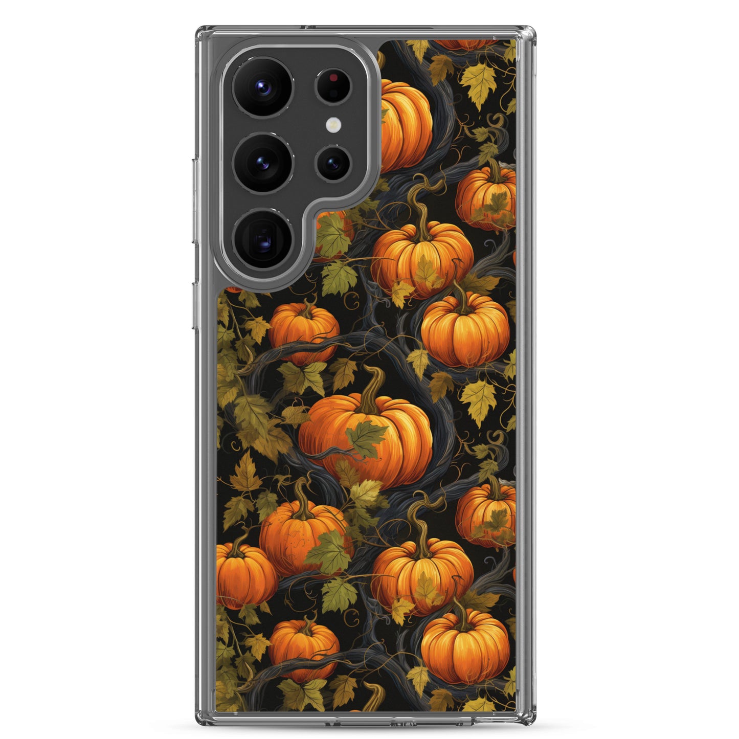 Clear Case for Samsung® Halloween Pumpkin Harvest