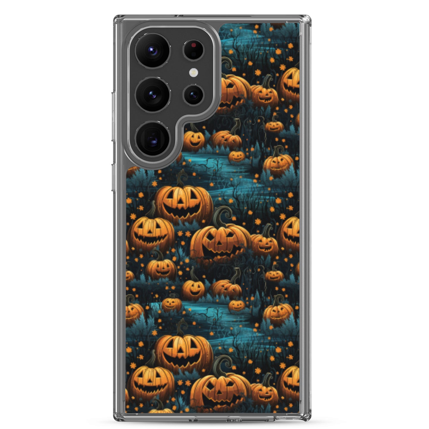 Clear Case for Samsung® Halloween Pumpkin Patch