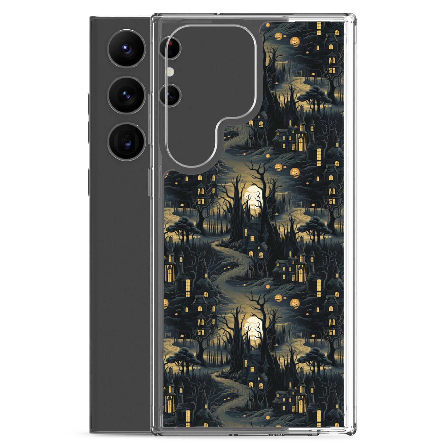 Clear Case for Samsung® Halloween Haunted House