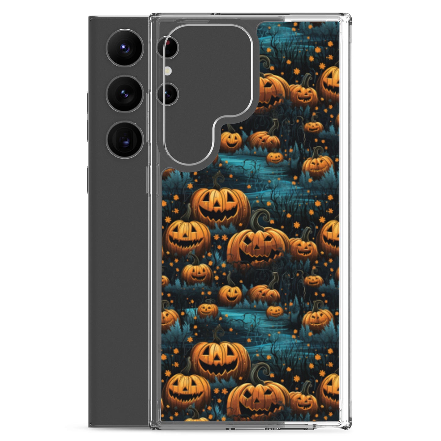 Clear Case for Samsung® Halloween Pumpkin Patch