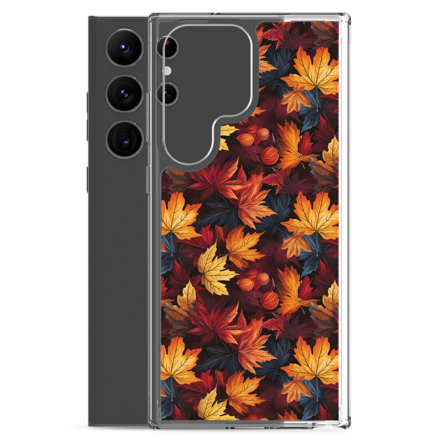 Clear Case for Samsung® Autumn Leaves Scatter