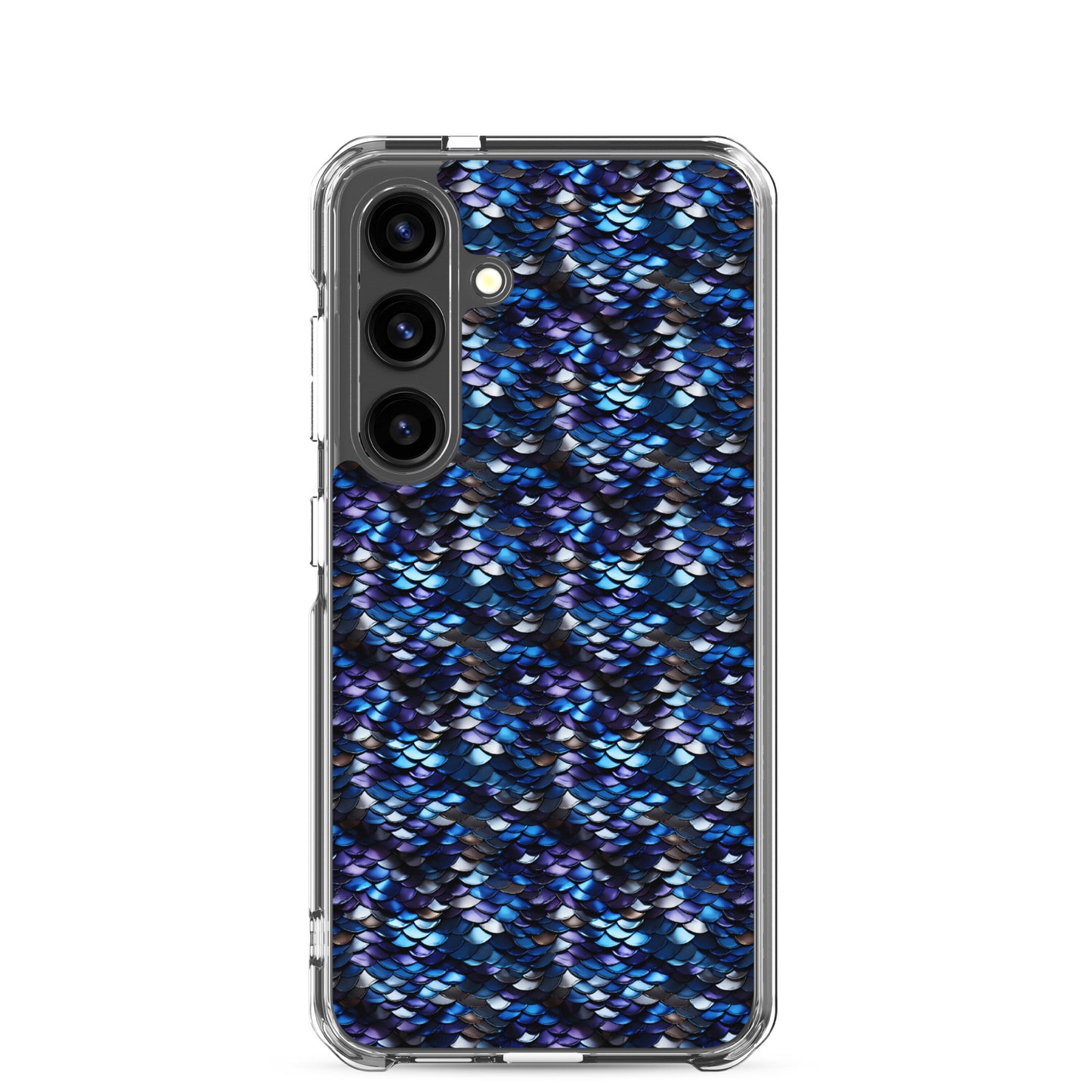 Clear Case for Samsung® Dragon Scale Blue