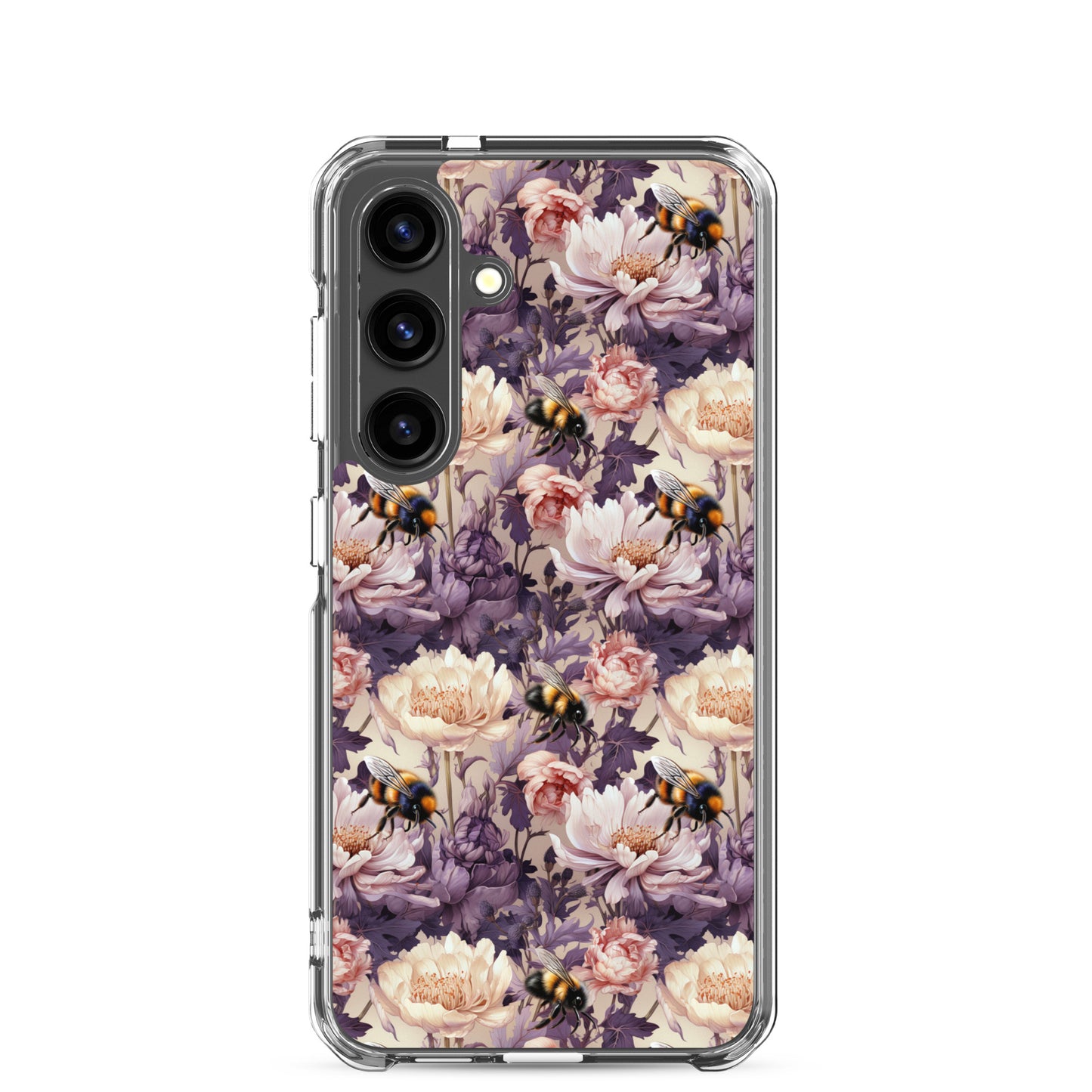 Clear Case for Samsung® Floral Bee #51