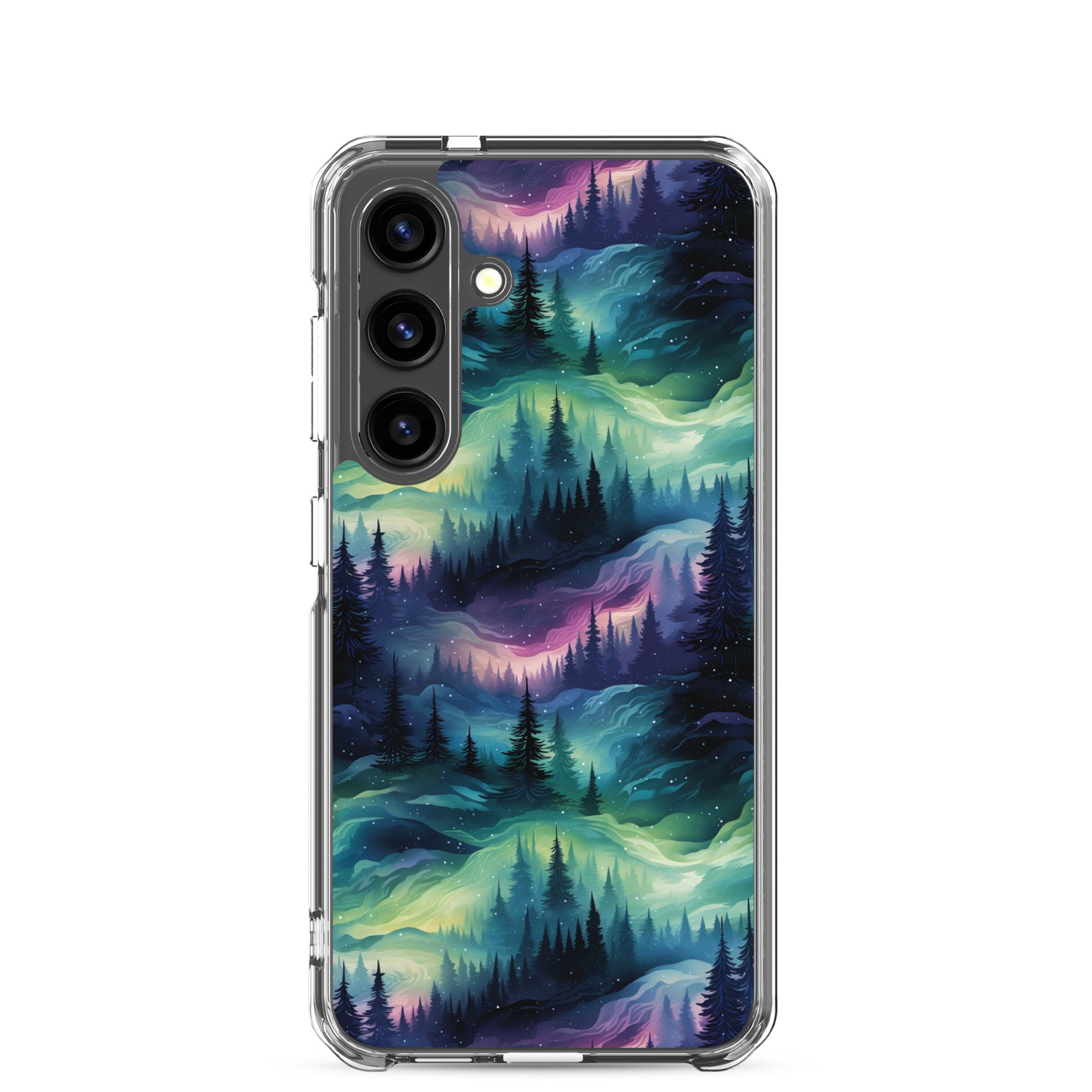 Clear Case for Samsung® Winter Fashion Northern Lights