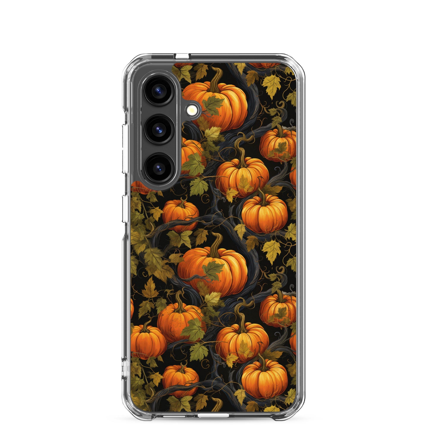 Clear Case for Samsung® Halloween Pumpkin Harvest