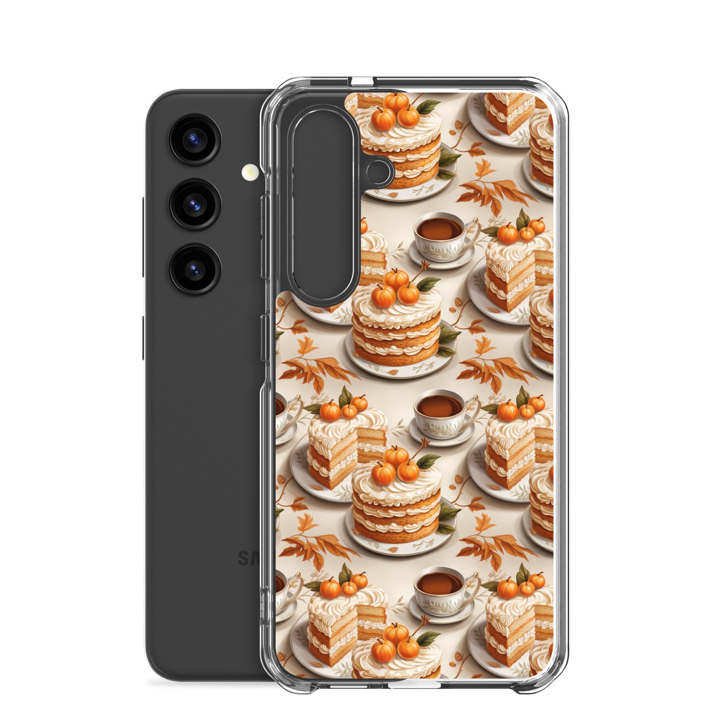 Clear Case for Samsung® Fall Fashion Autumn Spice and Pumpkin Pie