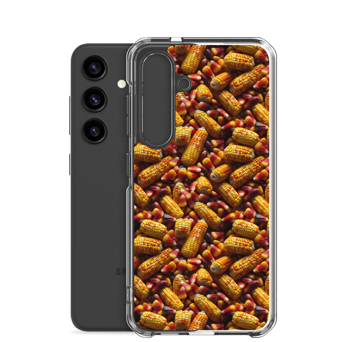 Clear Case for Samsung® Halloween Candy Corn