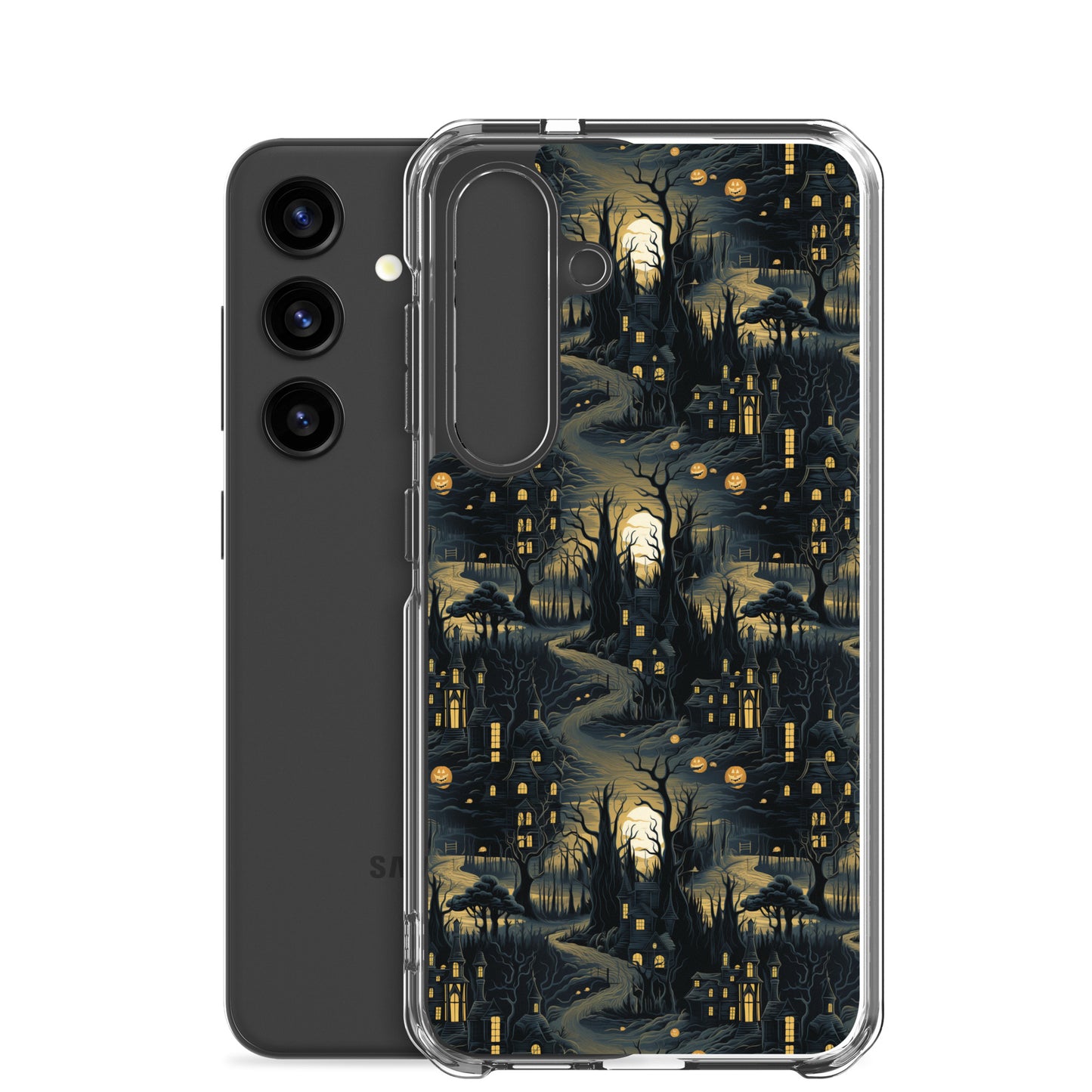 Clear Case for Samsung® Halloween Haunted House