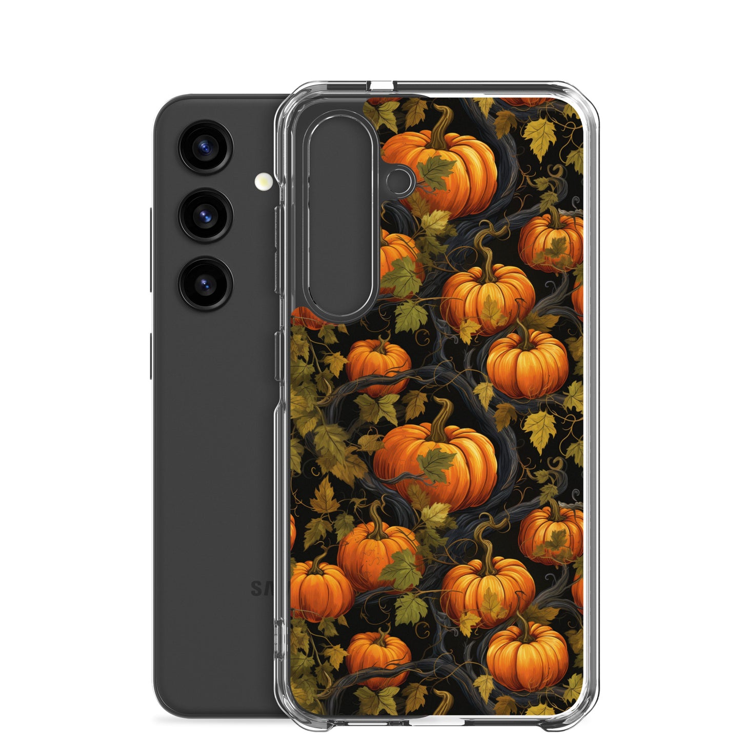 Clear Case for Samsung® Halloween Pumpkin Harvest