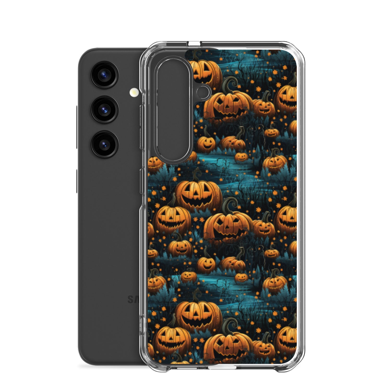 Clear Case for Samsung® Halloween Pumpkin Patch