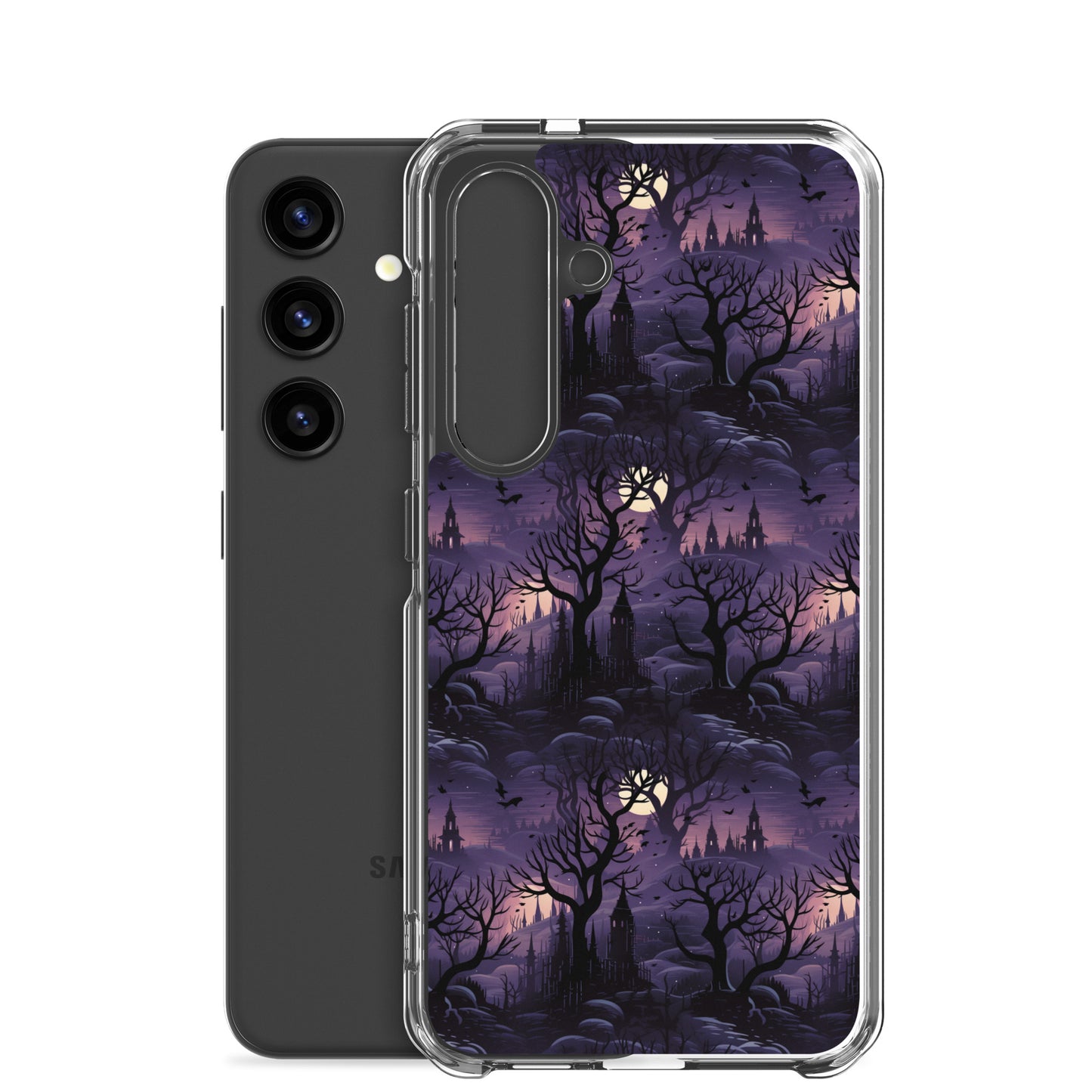 Clear Case for Samsung® Halloween Spooky Forest