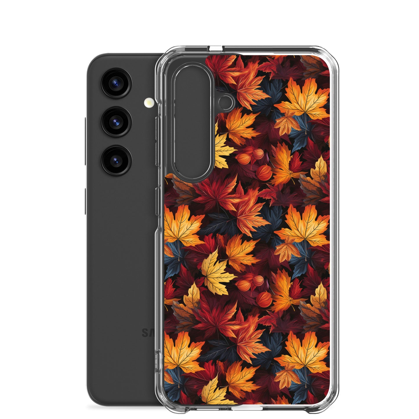 Clear Case for Samsung® Autumn Leaves Scatter