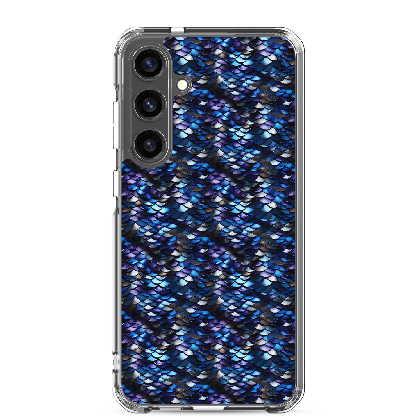 Clear Case for Samsung® Dragon Scale Blue