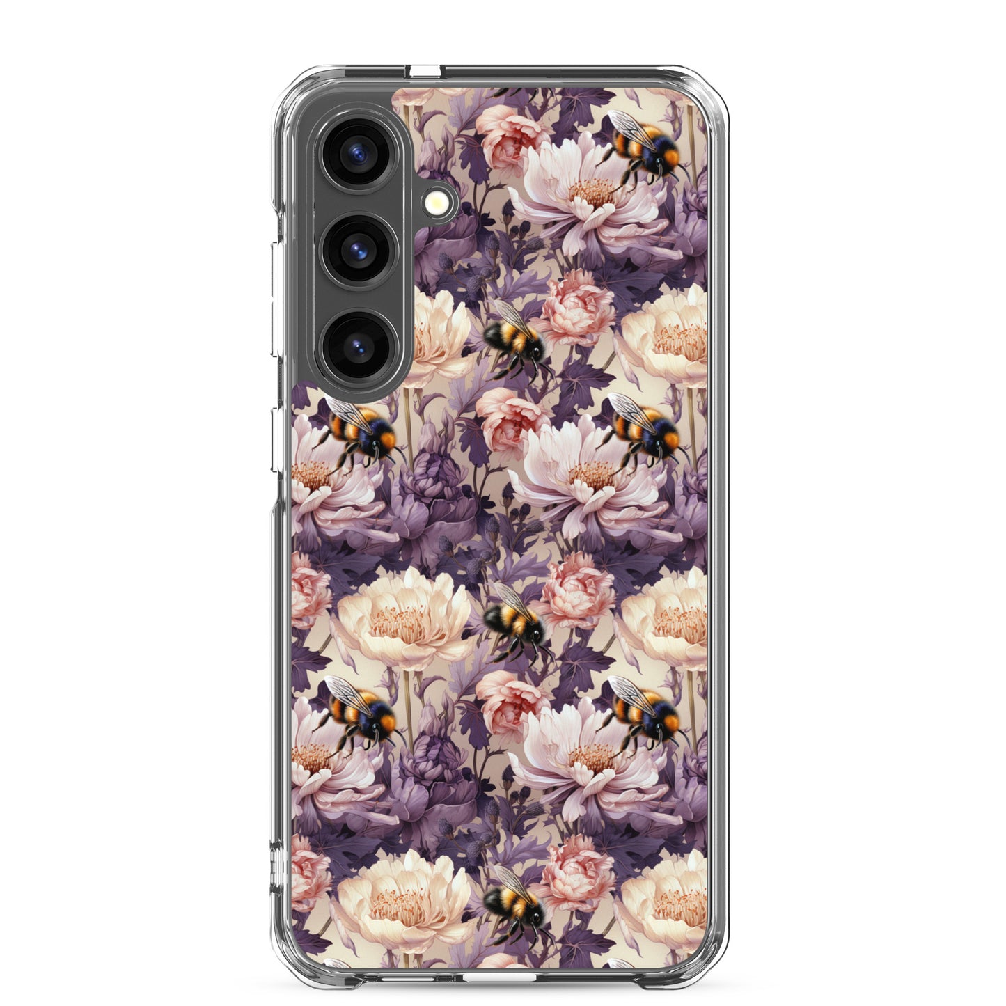 Clear Case for Samsung® Floral Bee #51