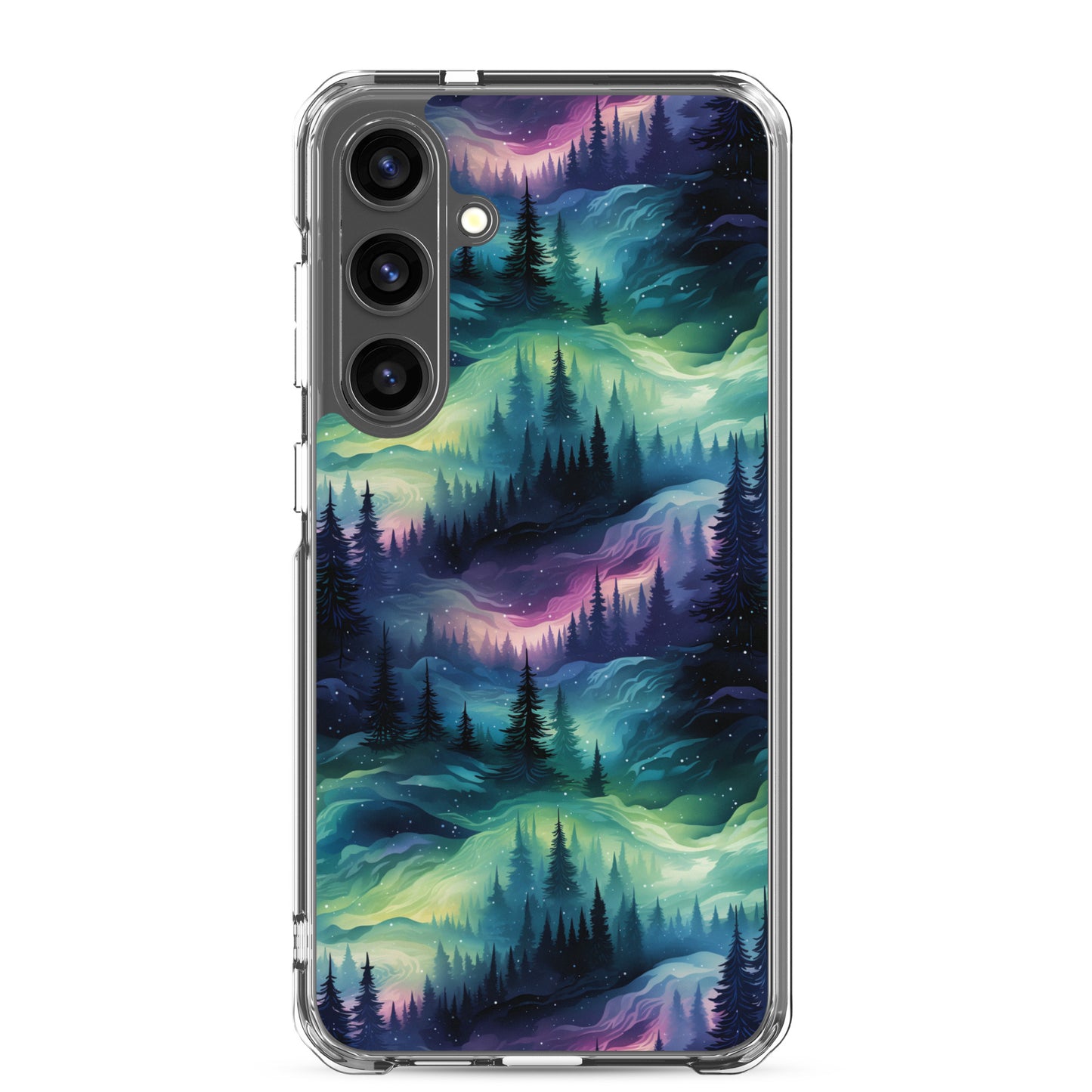 Clear Case for Samsung® Winter Fashion Northern Lights