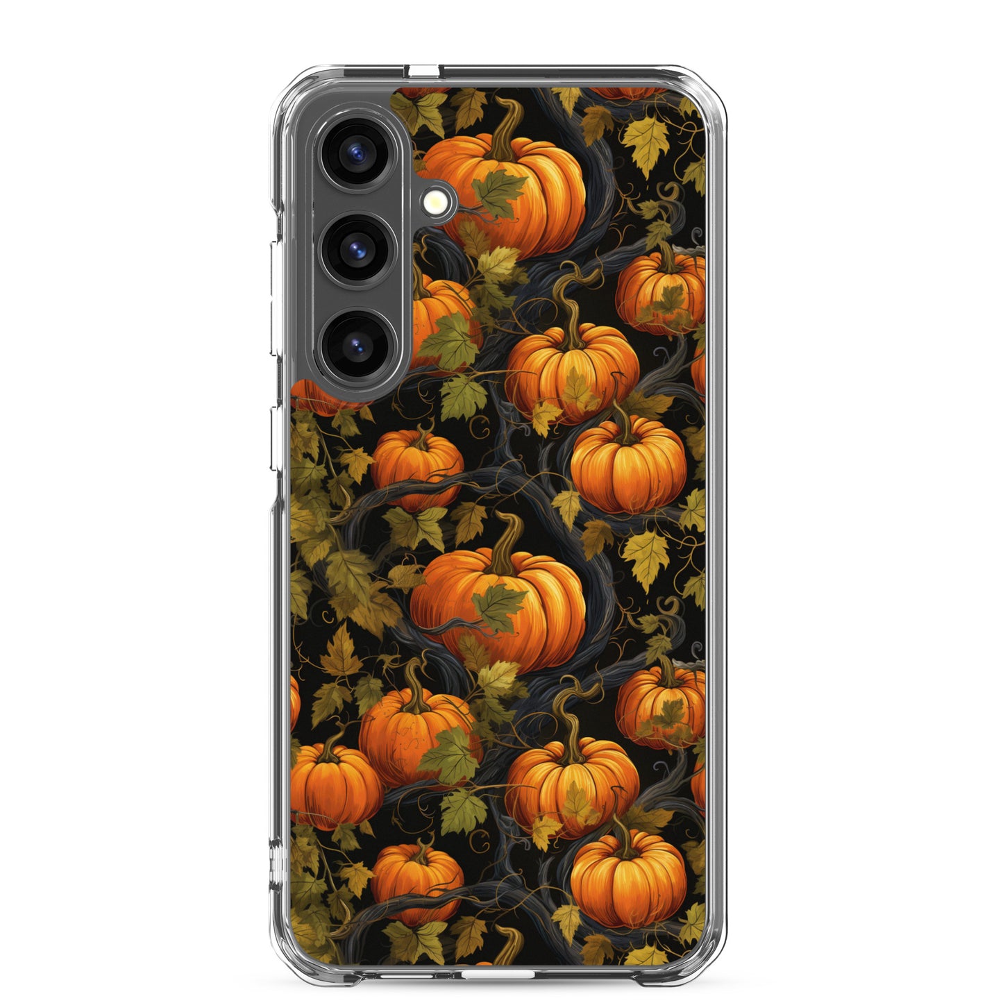 Clear Case for Samsung® Halloween Pumpkin Harvest