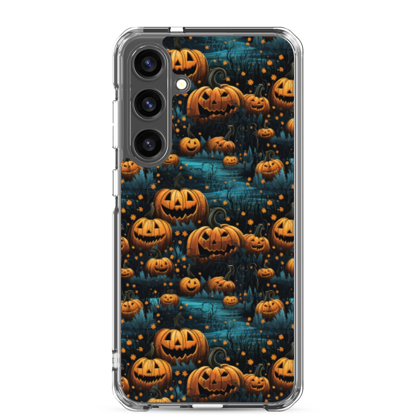Clear Case for Samsung® Halloween Pumpkin Patch
