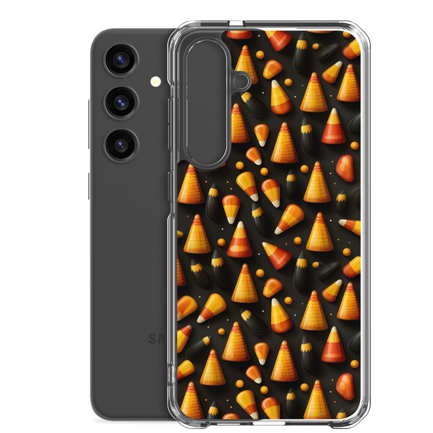 Clear Case for Samsung® Halloween Candy Corn #2