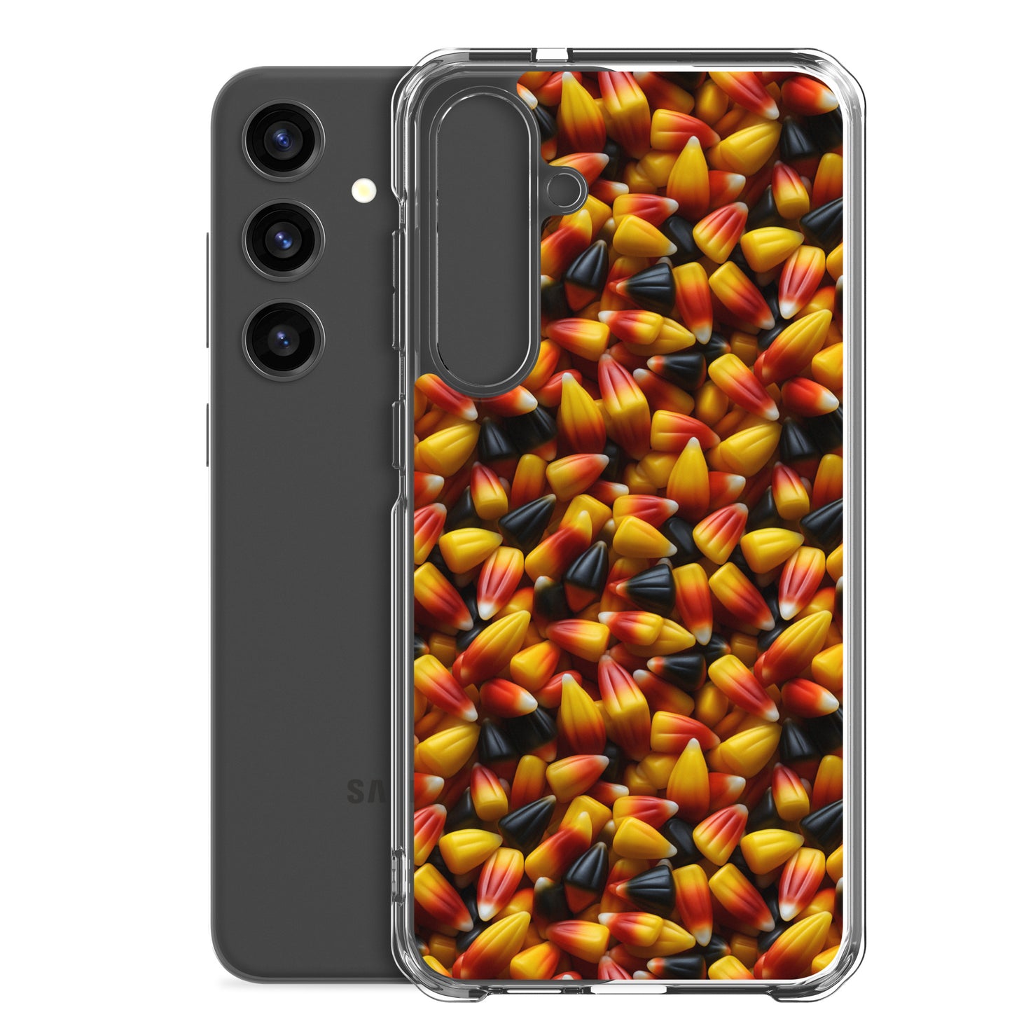 Clear Case for Samsung® Halloween Candy Corn #3