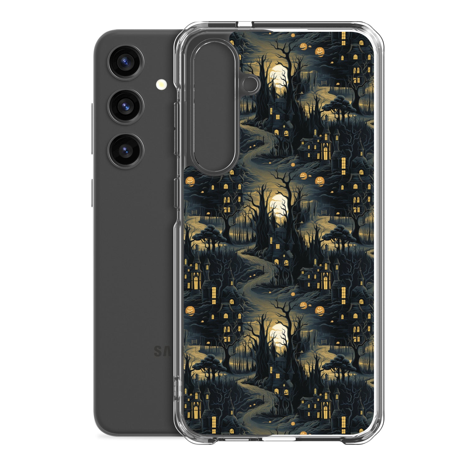 Clear Case for Samsung® Halloween Haunted House
