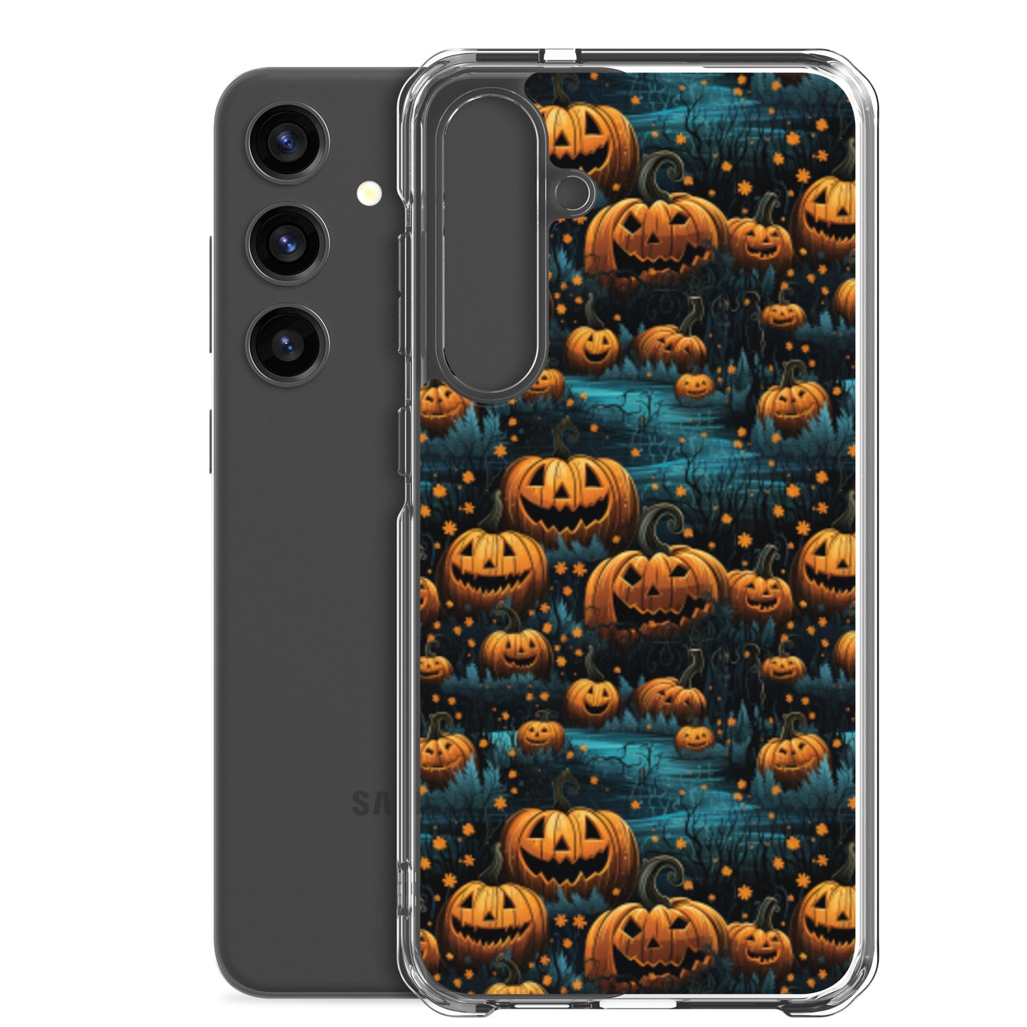 Clear Case for Samsung® Halloween Pumpkin Patch