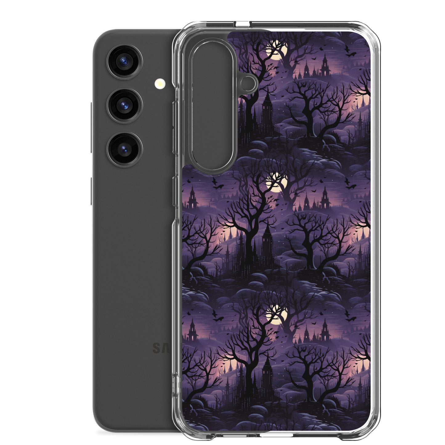 Clear Case for Samsung® Halloween Spooky Forest