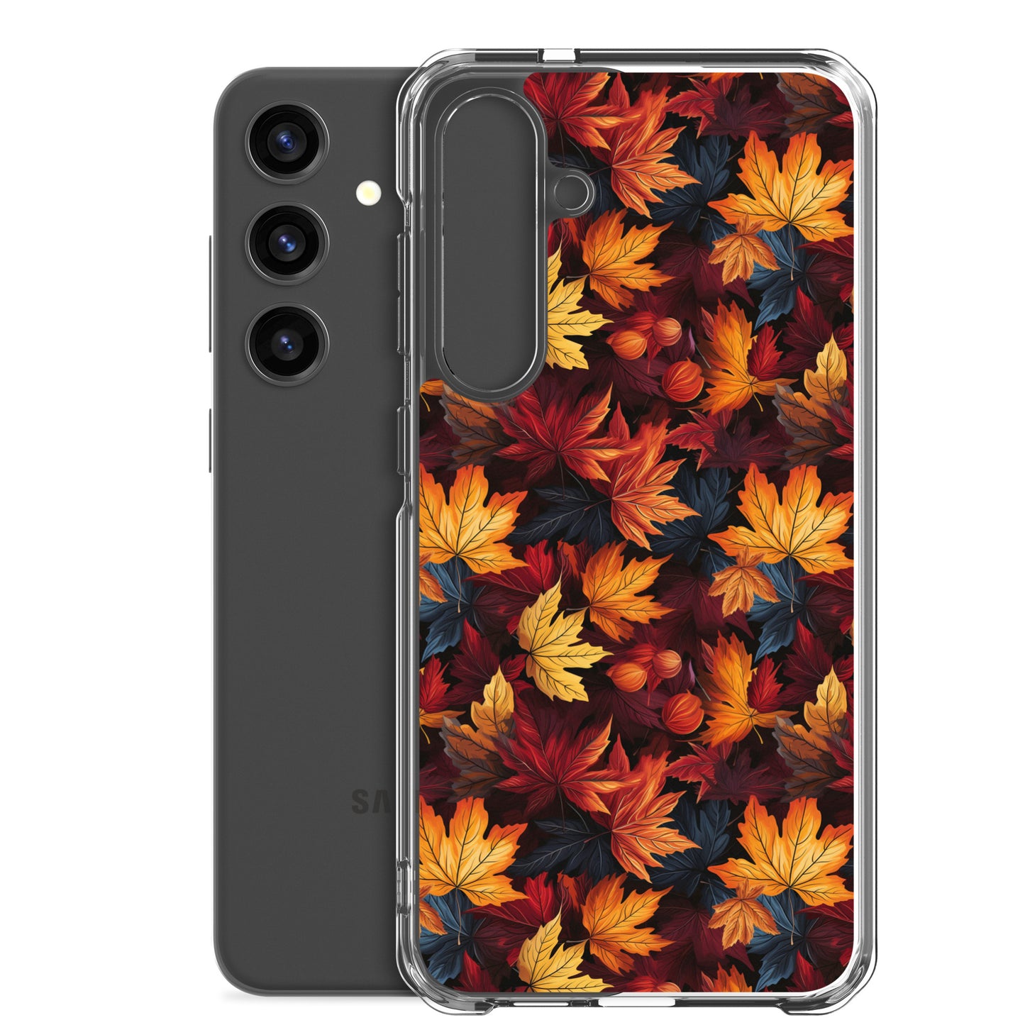 Clear Case for Samsung® Autumn Leaves Scatter