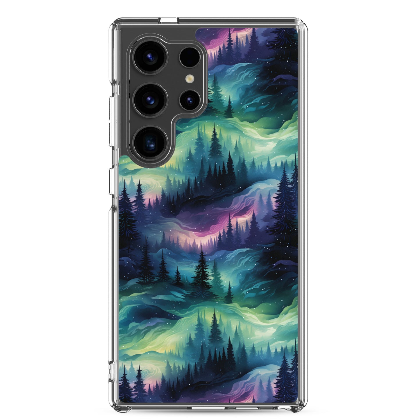 Clear Case for Samsung® Winter Fashion Northern Lights