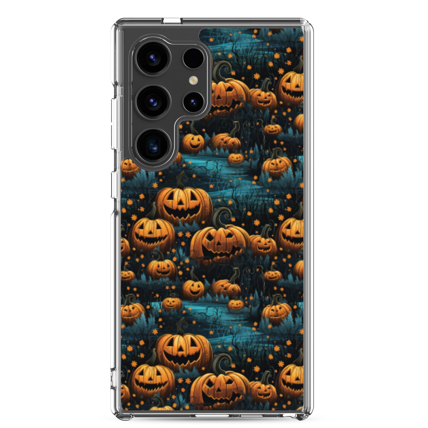 Clear Case for Samsung® Halloween Pumpkin Patch
