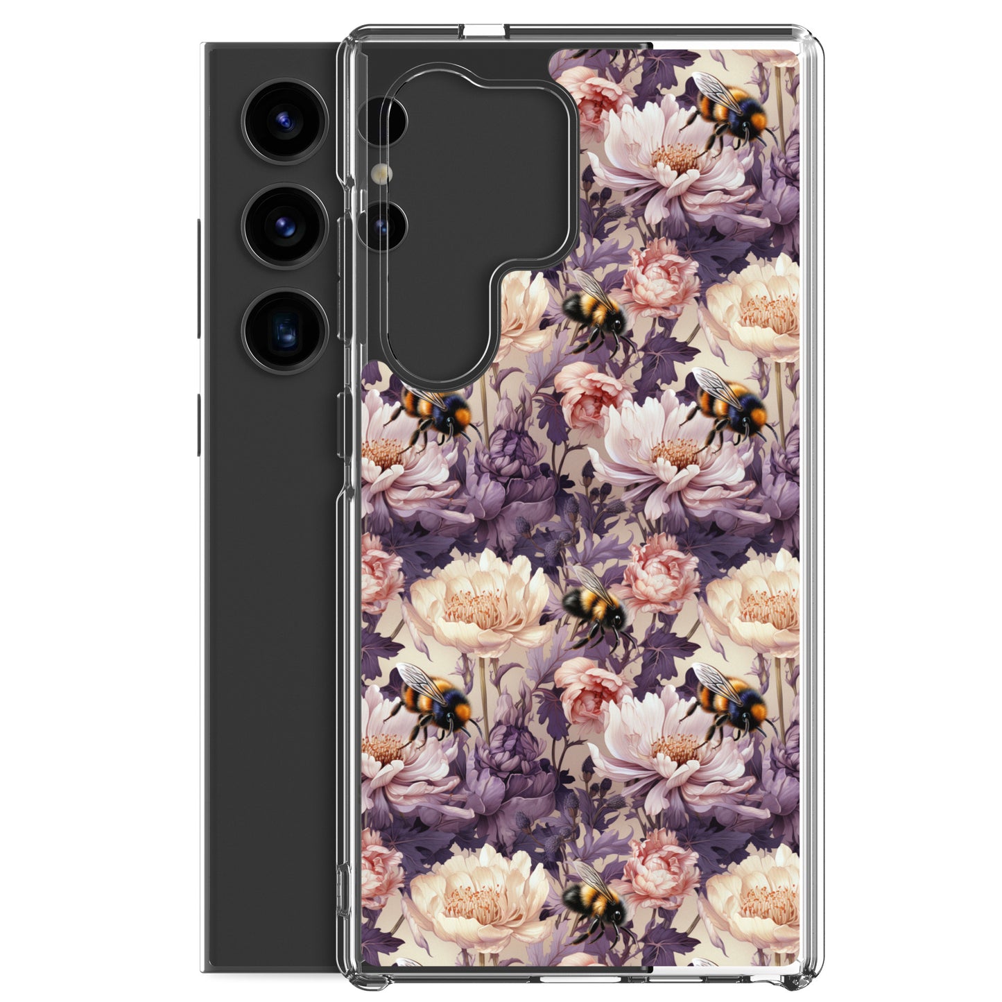Clear Case for Samsung® Floral Bee #51
