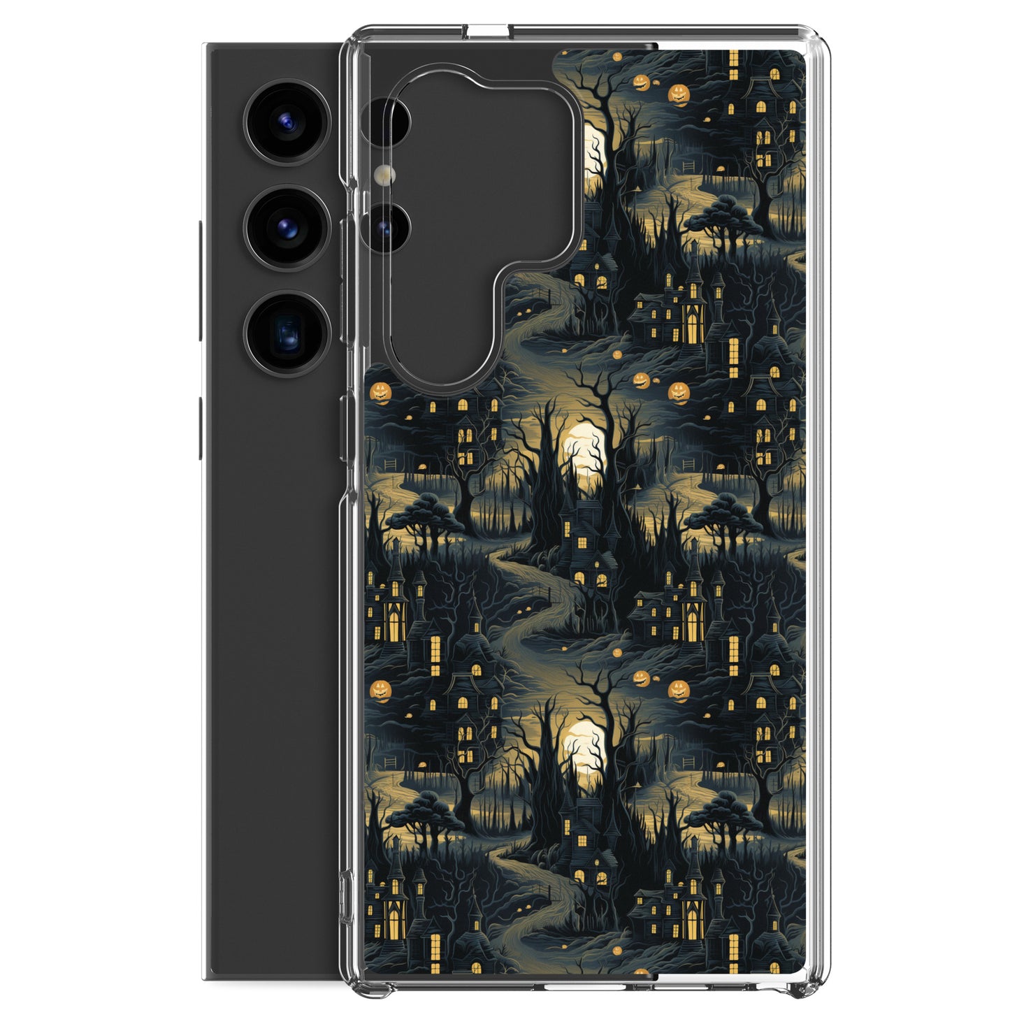 Clear Case for Samsung® Halloween Haunted House