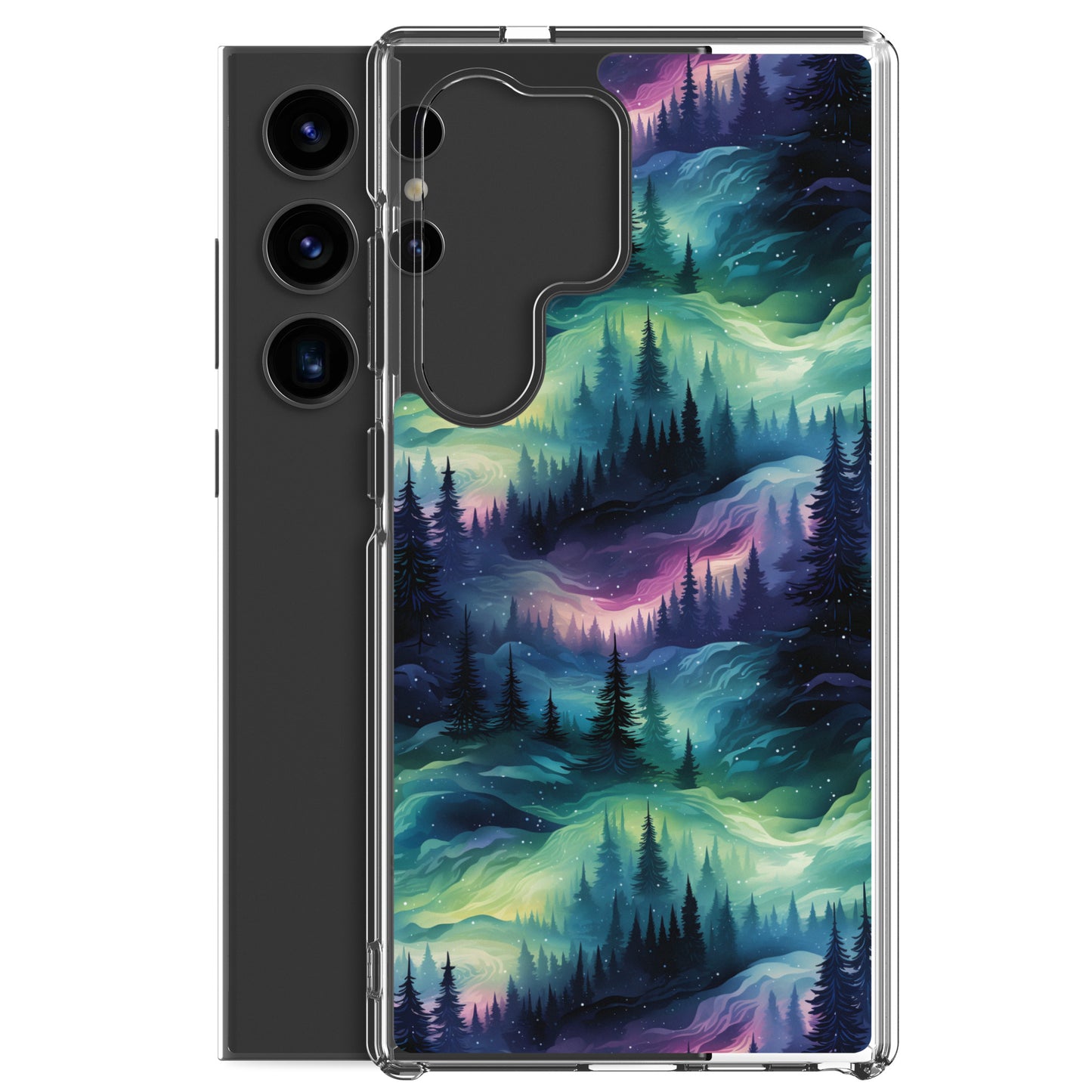 Clear Case for Samsung® Winter Fashion Northern Lights