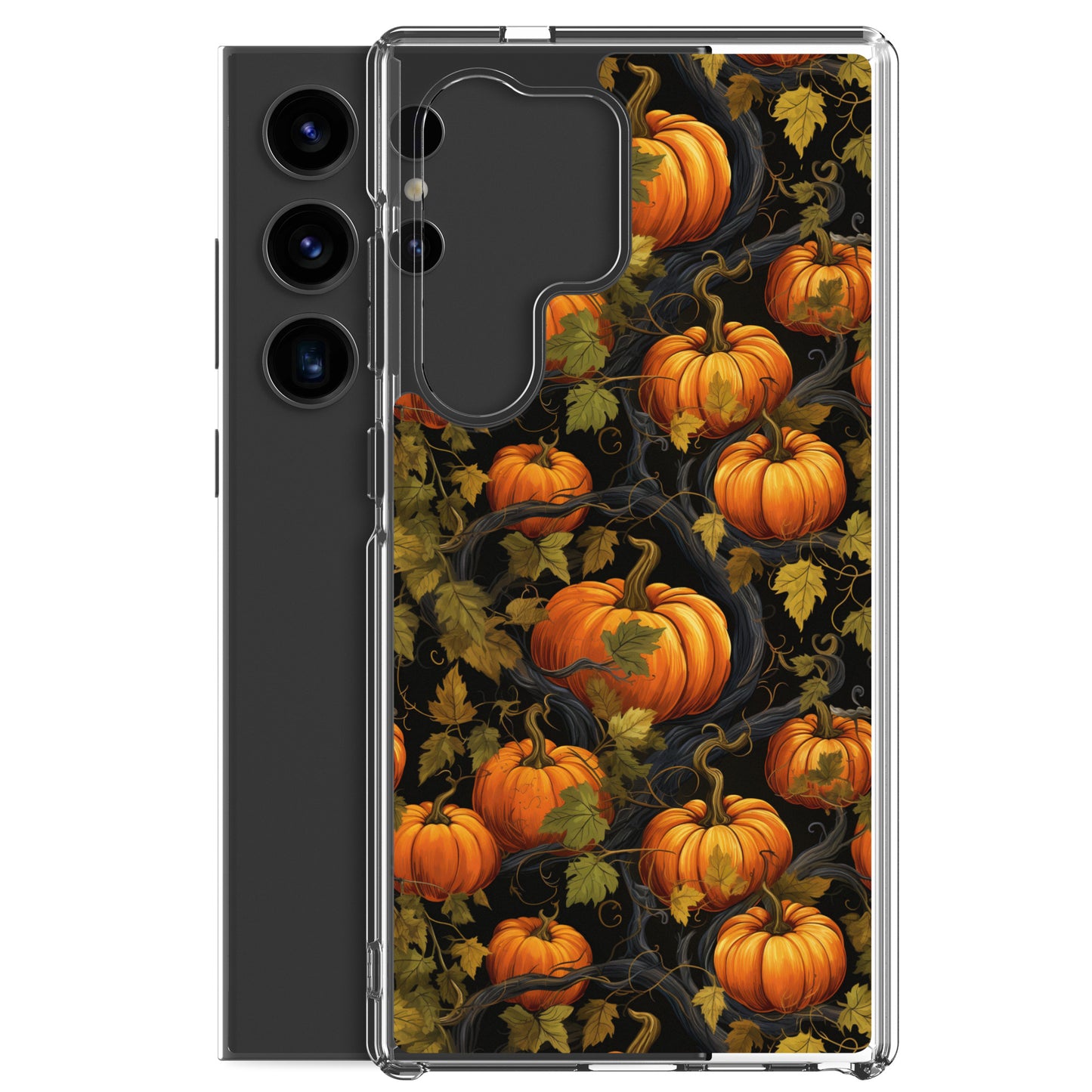 Clear Case for Samsung® Halloween Pumpkin Harvest