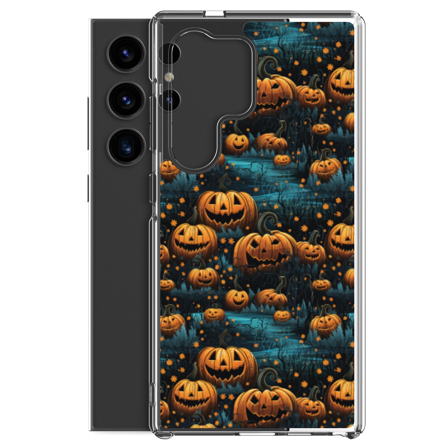 Clear Case for Samsung® Halloween Pumpkin Patch