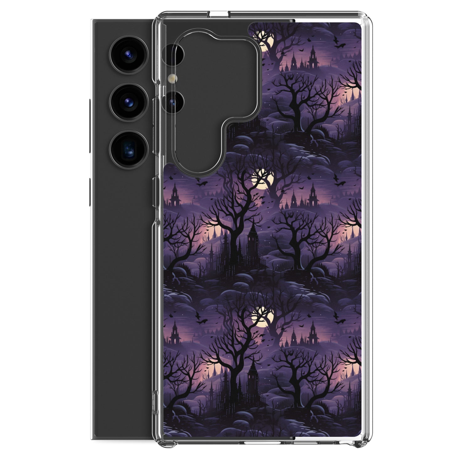 Clear Case for Samsung® Halloween Spooky Forest