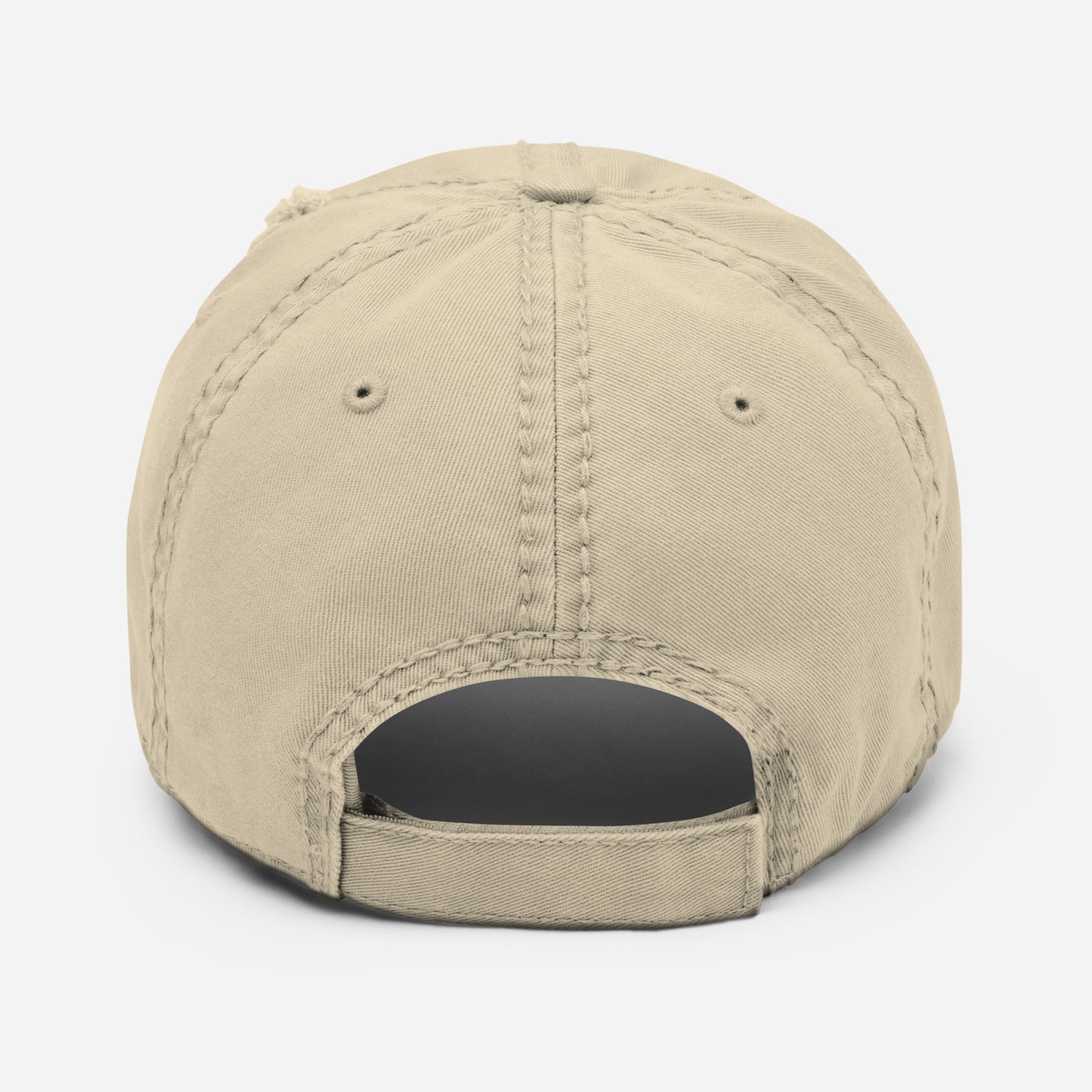 Distressed Dad Hat Polluted World Green Logo