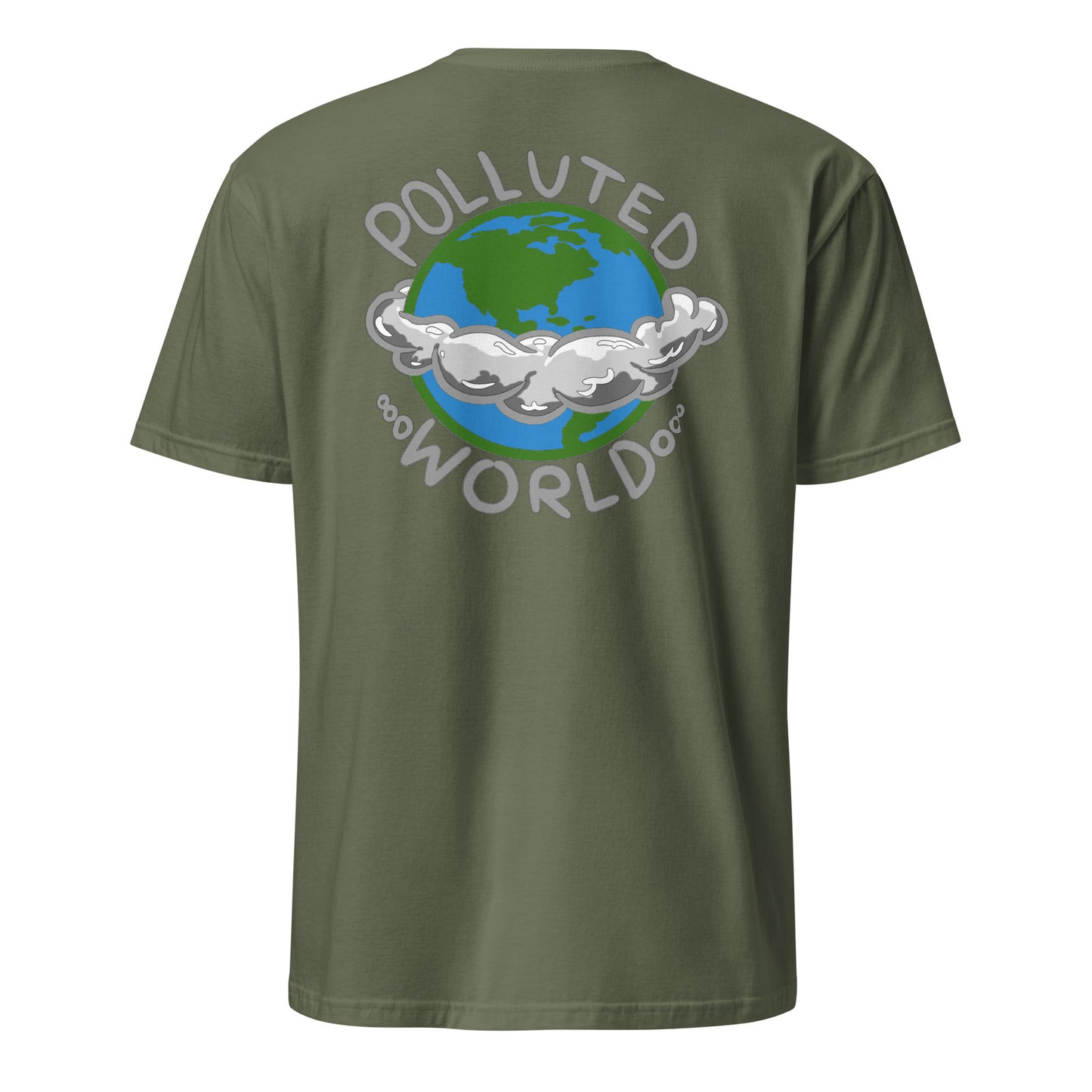T-Shirt Polluted World Logo