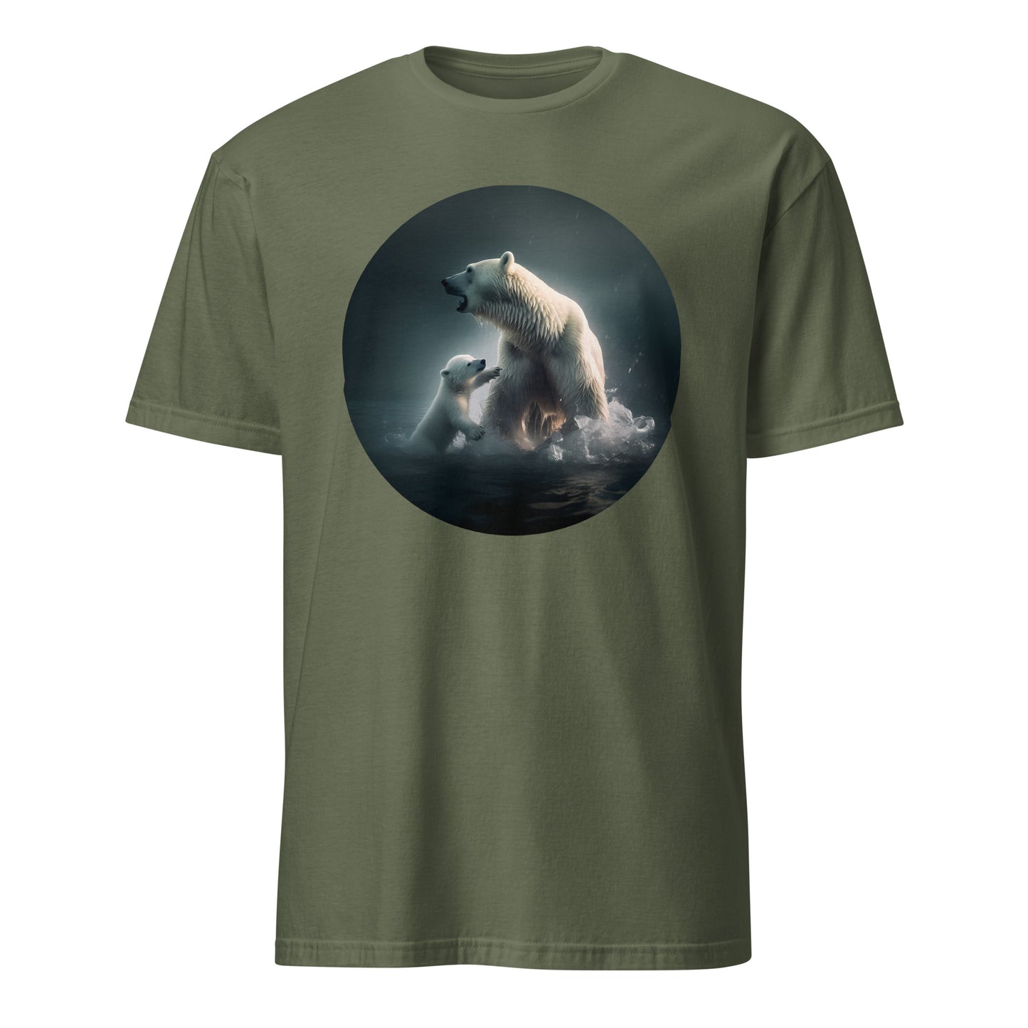 T-Shirt Polluted World Polar Bear Ice Floe