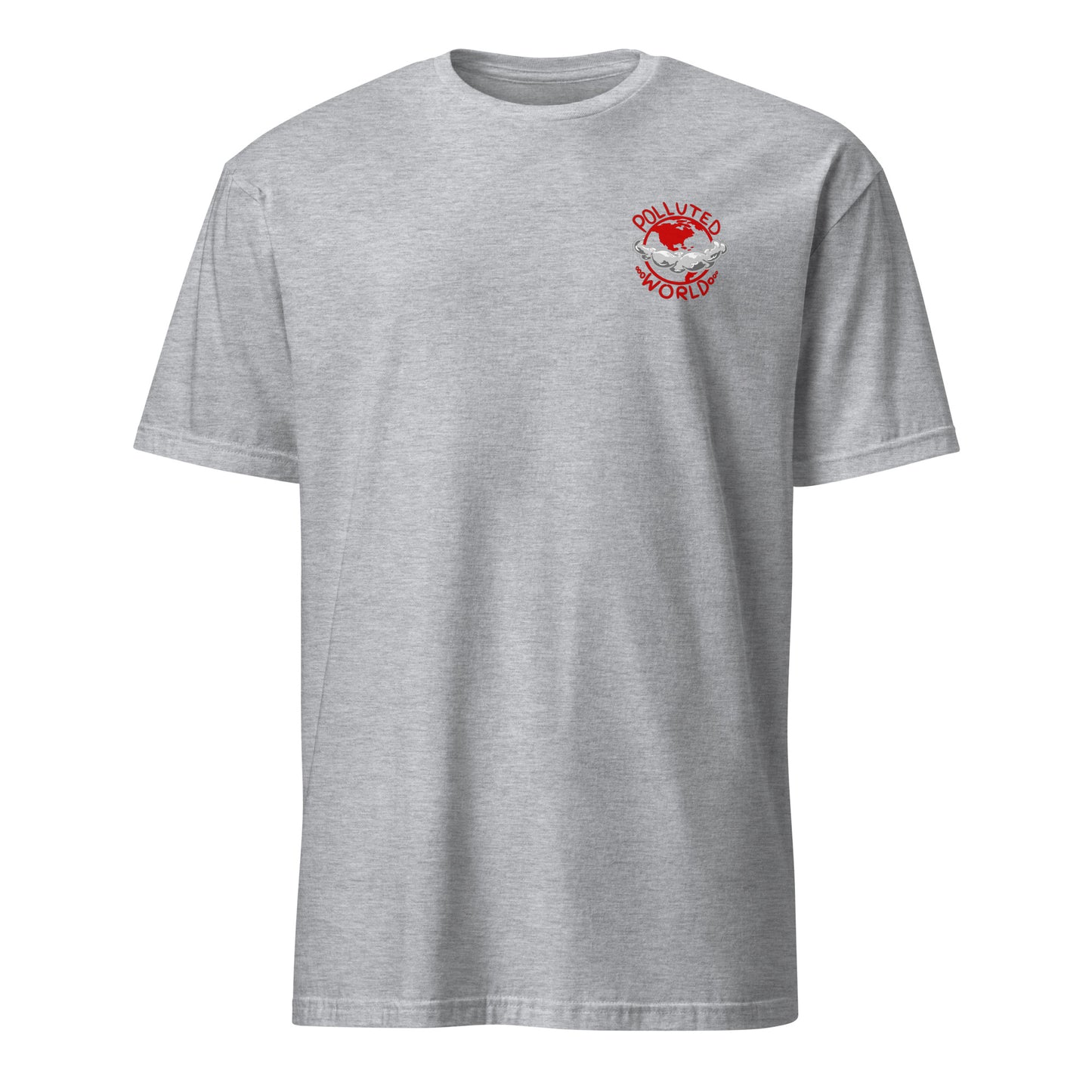 T-Shirt Polluted World Red Logo