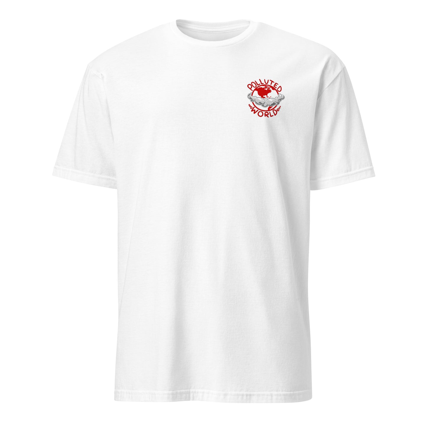 T-Shirt Polluted World Red Logo