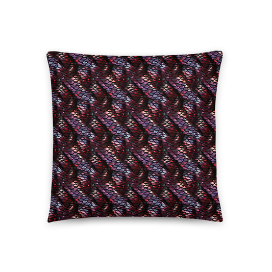 Pillow Ruby Dragon Scale