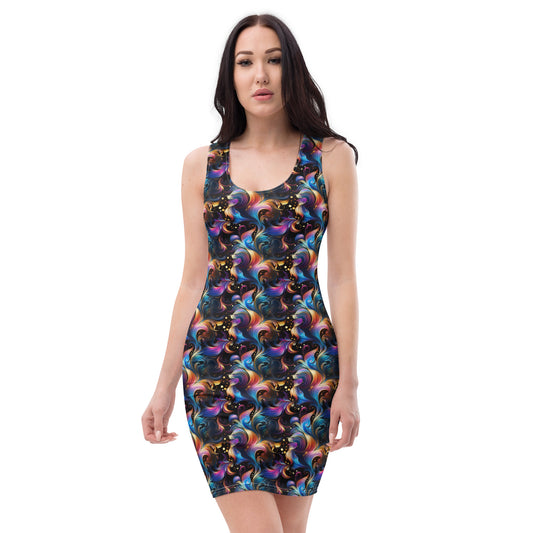 Bodycon Dress Psychedelic #9