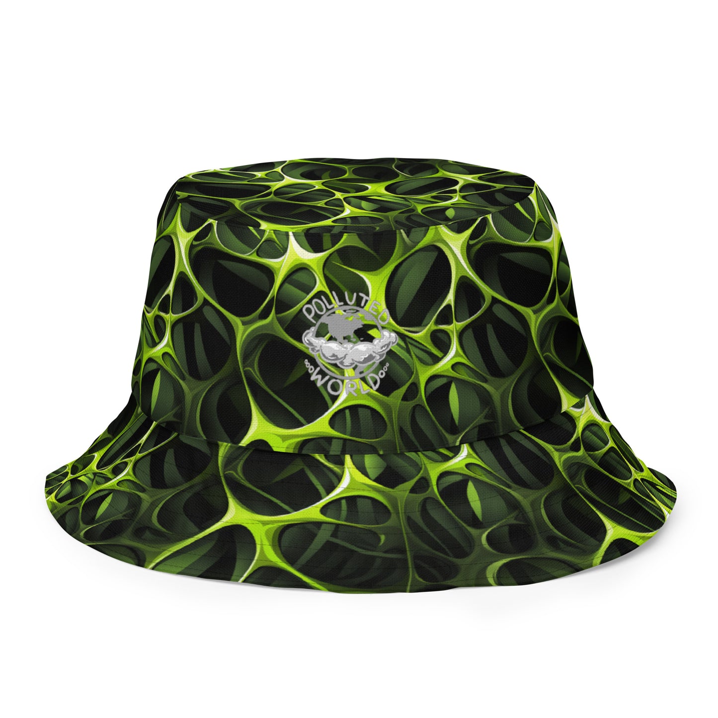 Reversible Bucket Hat Trippy Bugs