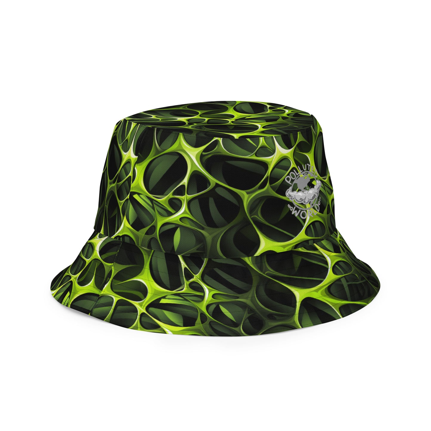 Reversible Bucket Hat Trippy Bugs